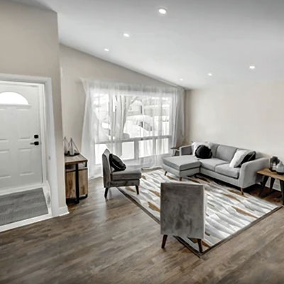 Garage Conversion into a living room