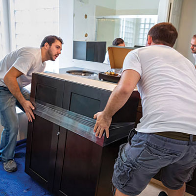 Installing Cabinets in the Bathroom