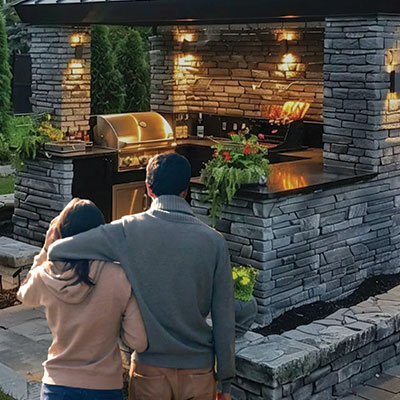 Let us design your Outdoor BBQ so your can enjoy your summer nights