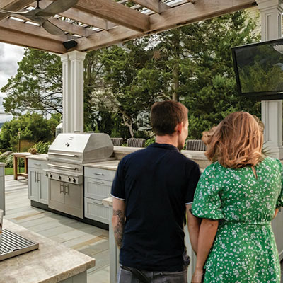 Outdoor BBQ designed for any style of home
